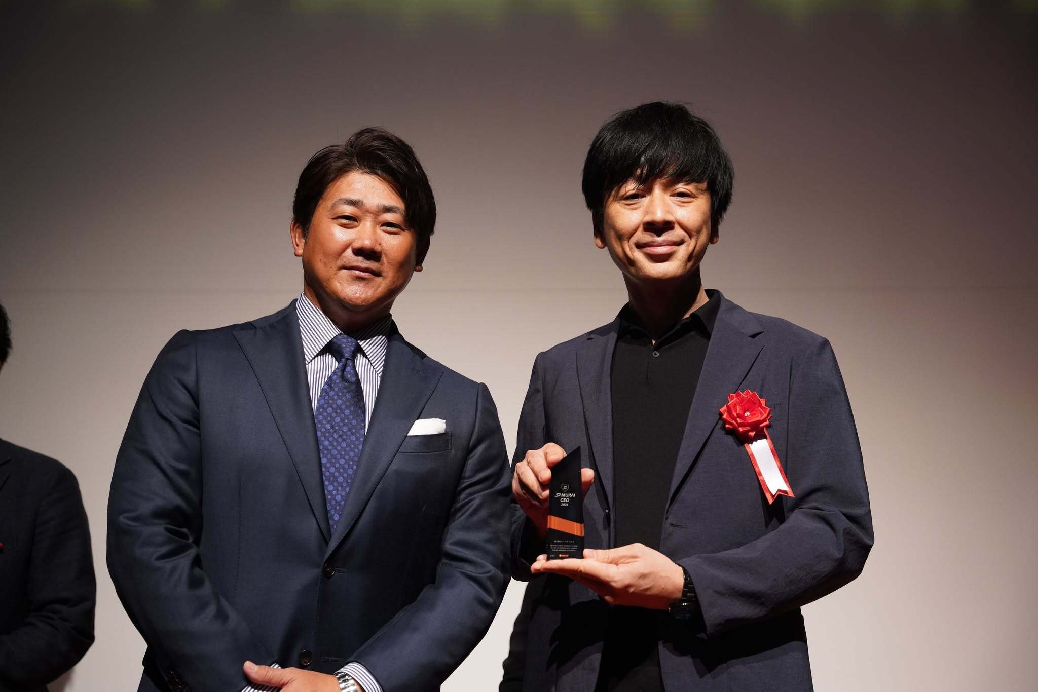 松坂大輔と佐川学の写真