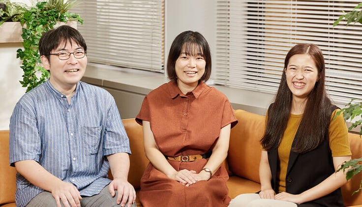 働き方についてクロストークをした社員の写真